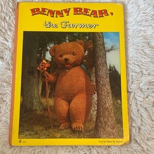 60s/70s Vintage Children's Benny Bear The Farmer Book
